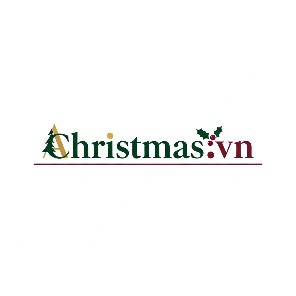 Phụ kiện trang trí bàn tiệc Noel sang trọng